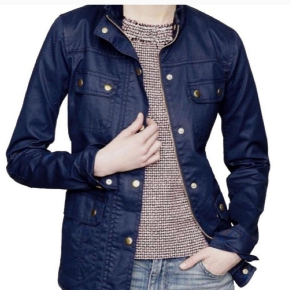 J Crew relaxed boyfriend field jacket